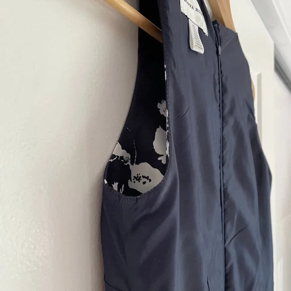 Donna Morgan Navy Fit-and-Flare dress - Picture 12 of 16